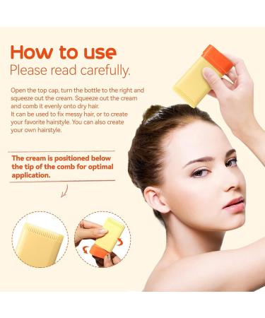 Shop Hair Wax Stick for Kids - No-Greasy Styling Gel with Built-In Comb | Long Lasting & Portable Baby Hair Gel | 0.7oz - Buy Online on GoSupps.com