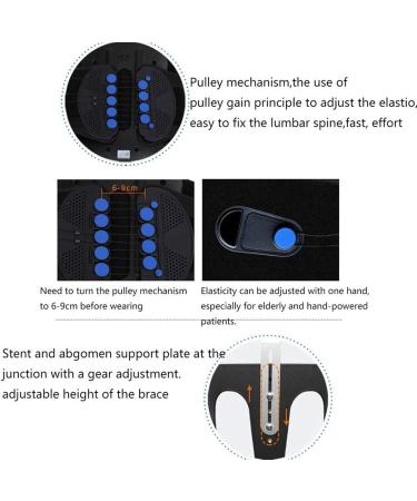 UZIAH Adjustable Thoracolumbar Fixed Brace Fixation Brace Thoracic Compression Fracture Brace Support for Men Women Rehabilitation M Medium - Buy Online on GoSupps.com