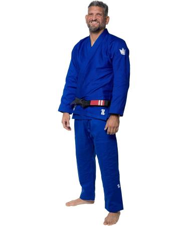 KINGZ Youth Lightweight BJJ Gi - The One Blue M4 | 400gsm Pearl Weave | IBJJF Legal for Boys & Girls - Buy Online on GoSupps.com
