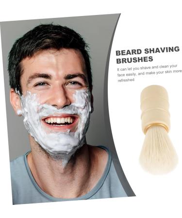 Minkissy Shaving Soap Brush - Neck & Face Hairdressing Brush for Men | Durable Plastic Gift for Grooming - Buy Online on GoSupps.com