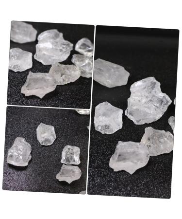Toyandona 2ST Quartz Mineral Specimens - Geological Rehearsal Sample Ores for Teachers - Natural White Crystal Decor - 3x3cm Transparent Ore Decorations (2 PCS) - Buy Online on GoSupps.com