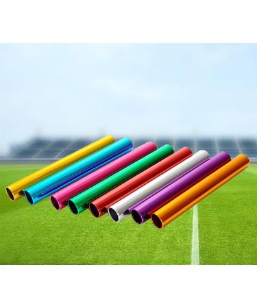 XMWangzi Aluminum Relay Batons Set - Corrosion Resistant, High Strength, 4Pcs Silver - Ideal for Track Field Race Teams and Outdoor Sports Practice - Buy Online on GoSupps.com