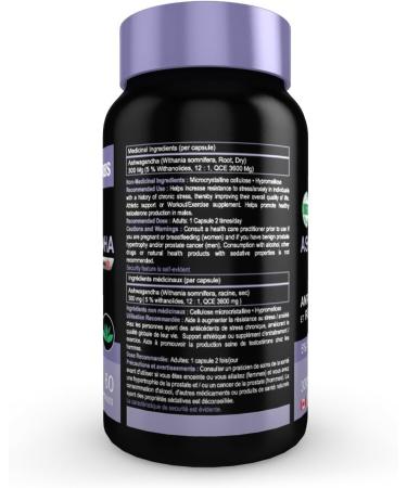 Premium Grade Ashwagandha (KSM-66) Certified Organic and Non-GMO 5% Withanolides - Buy Online on GoSupps.com