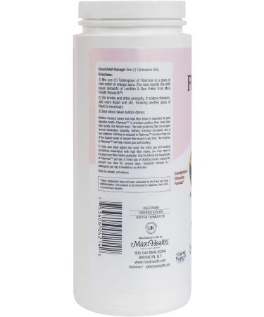 Maxi Health Fibermax Powder 14oz - Cleansing Laxative Formula - Kosher Certified - Buy Online on GoSupps.com