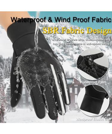 Weitars Waterproof Thermal Winter Gloves for Men Women - Ideal for Work, Sports, Running, Cycling, Driving, and Hiking - Large Size - Buy Online on GoSupps.com
