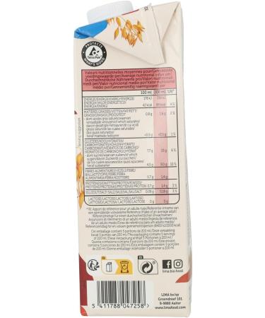 Gluten-free Oat drink 1000 ml BIO lima - Buy Online on GoSupps.com