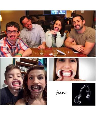 Buy Hmilydyk C-Shape Cheek Holders - 15 Dental Mouthpiece Set for Challenge Games & Dentistry | Small Medium Large Options - Buy Online on GoSupps.com