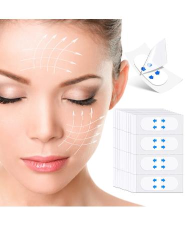 Anguishil Face Lift Tape Invisible  Face Lift Tape Face Tape Lifting Invisible Instant Face Tape for Double Chin & Sagging Skin Hide Facial & Neck Wrinkles Tighten Skin (40 PCS)