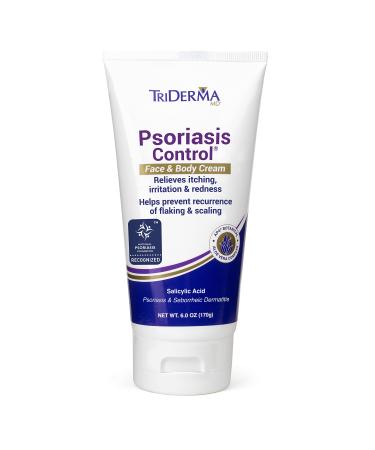TriDerma Psoriasis Control Moisturizing Cream for Psoriasis Treatment with Salicylic Acid (6 Ounce)