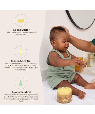 Cristina's Curls Nourishing Baby Hair And Body Butter Rich Whipped Moisture To Seal Soft Skin And Strands - Buy Online on GoSupps.com