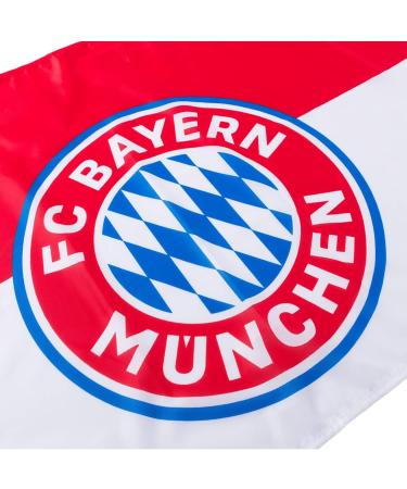 FC Bayern Munich Fahn Logo 90x60 cm - Official Merchandise | Fast International Shipping - Buy Online on GoSupps.com