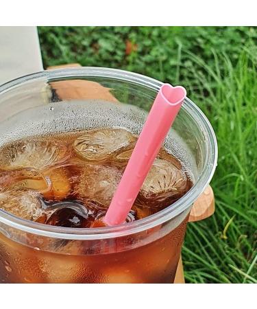 The best MOON 100pcs Heart Shaped Pink Straws Disposable Drinking Cute Straw Individually Wrapped Pink Plastic Straw Valentines day Cocktail Birthday Party Bridal Shower Wedding Supplies Pink 100 - Buy Online on GoSupps.com