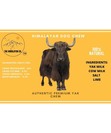 Himalayan Yak Cheese Dog Chew - Himalayan Dog Chew - Cheese Bones for Dogs - Dog Chew- Cheese Bone - Long Lasting Dog Treats for Aggressive Chewers - Keeps Dogs Busy - Sherpa Chew - *(Large 4 Pack)* 1 count (Pack of 4) - Buy Online on GoSupps.com