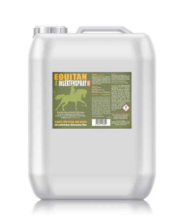 Florage Equitan 10l Canister Insect Protection Horse Xtra Strong with juniper tea against mosquitoes flies brakes ticks etc. on a natural basis etheric oils equitan Xtra Strong 10l