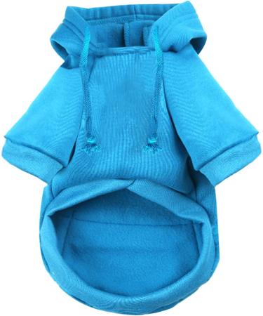 JECIKELON Winter Dog Hoodie Sweatshirt - Waterproof Chihuahua Costume (X-Small Y02-Blue) | Stylish & Warm Pet Apparel - Buy Online on GoSupps.com