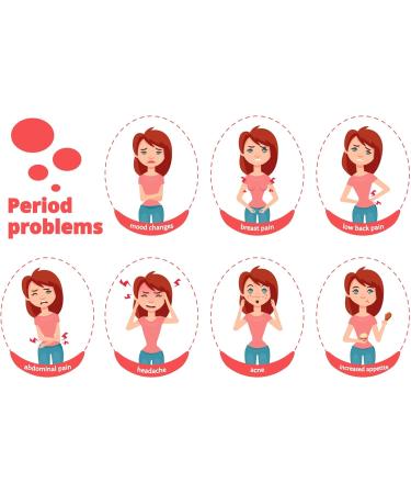 Total Relief for Menstrual Symptoms - Cramps Headaches Pain & Mood Swings | 120 Vegan Capsules - Buy Online on GoSupps.com