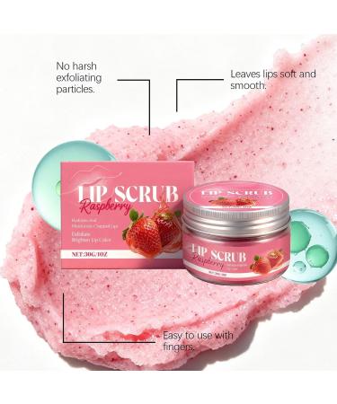 Natural Lip Scrub - 30g Softening Nourishing and Moisturizing Treatment - Moisturizing Scrub for Daily Routine Makeup Preparation Travel Morning Evening and Winter - Buy Online on GoSupps.com
