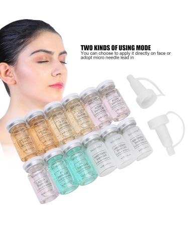 24K Gold Leaf Serum - 8ml x 12 Bottles | Hyaluronic Acid Anti-Aging & Acne Treatment | Skin Tightening & Facial Lifting - Buy Online on GoSupps.com