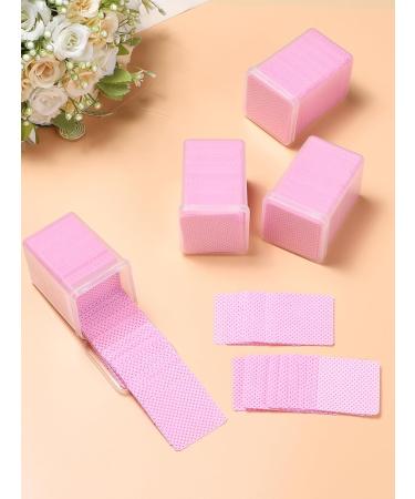 TEOYALL Lint Free Nail Wipes - 400 PCS Non-Woven Fabric Cleaning Pads for Lash Extensions & Nail Salons - Pink Nail Supplies - Buy Online on GoSupps.com