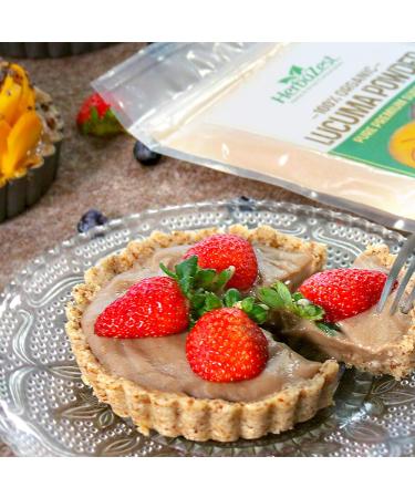 Organic Lucuma Powder 2LB - Vegan & USDA Certified - Fiber-Rich Superfood for Smoothies, Baked Goods, Ice Cream & More - Buy Online on GoSupps.com