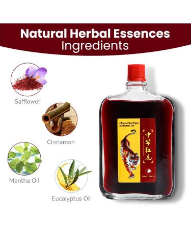 Muscle Massage Oil Chinese Oil for Pain Relief | 50ml - For Bones Knees Muscle Pain Sports Recovery Neck and Shoulder Relief - Buy Online on GoSupps.com