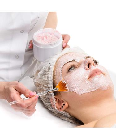 16-Piece Face Mask Fan Brush Applicator Set - Soft Facial Brushes for Makeup & Skincare - Ideal for Eyelash Extensions, Mud Masks, and Creams - 6 Inches Long - Buy Online on GoSupps.com