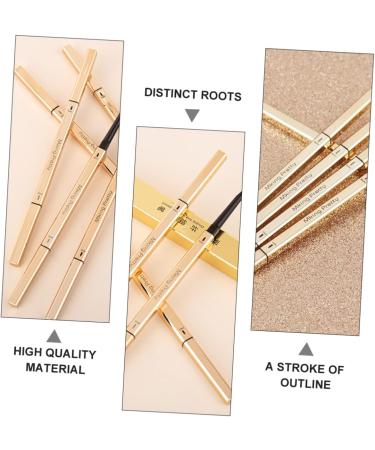 DOITOOL 5pcs Double Ended Eyebrow Pencil Triangle Makeup Pen - Buy Online on GoSupps.com