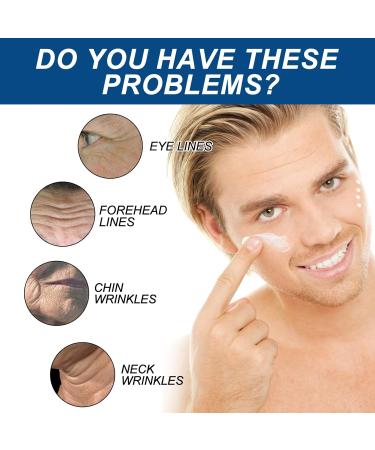 Men's Collagen Anti-Aging Face Moisturizer 50g | Retinol Hyaluronic Acid & Vitamin E | Reduces Wrinkles Firms Skin 24H Hydration | All Skin Types - Buy Online on GoSupps.com