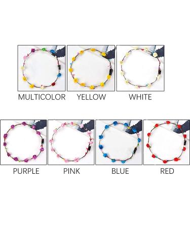 LED Flower Crown - 30pc Light Up Floral Headpiece for Women | Hair Accessories for Birthday, Wedding Party - Buy Online on GoSupps.com