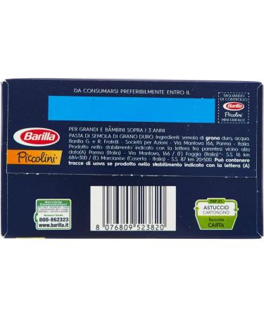 Barilla Piccolini Pasta 500g Mini Italian Farfalles (Pack of 10) - Buy Online on GoSupps.com