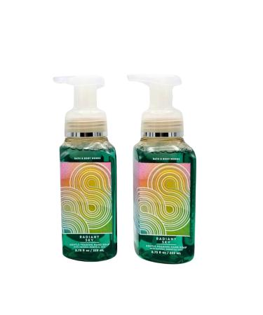 Bath & Body Works Foaming Hand Soap Set of 2 8.75oz Each (Radiant Sky)