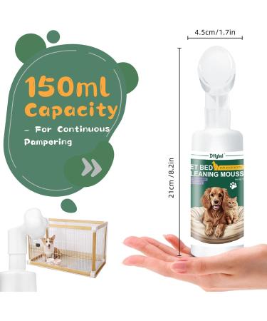 Dffghul Highly Effective Pet Bed Cleaner Pet Stain and Odor Remover for Carpet Carpet Foaming Cleaner and Pet Bed Stain Remover-No Rinse Foam Cleaning Suitable for Carpet and Pet Bed - Buy Online on GoSupps.com