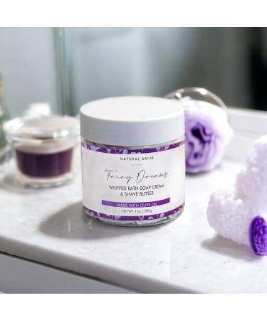 Natural Amor Whipped Soap & Shave Butter - Hydrating Olive Oil Formula Vegan & Cruelty-Free 7 oz | International Shipping Available - Buy Online on GoSupps.com
