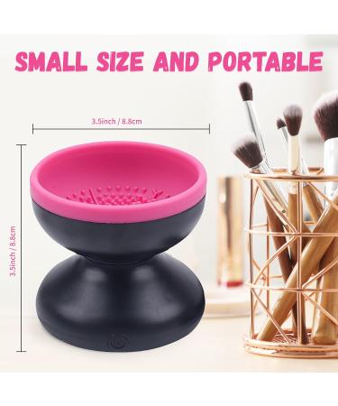 Automatic Electric Makeup Brush Cleaner - Fast Efficient & Ideal Gift for Girlfriend Wife or Mom - All Brush Sizes (Black - Buy Online on GoSupps.com