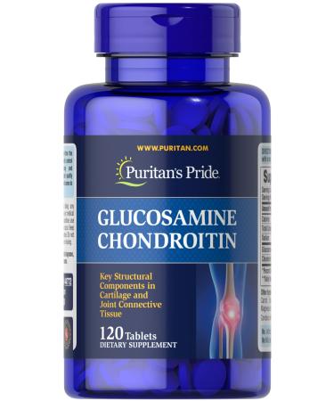 Puritans Pride Glucosamine Chondroitin Mini Tabs Tablets, 120 Count - Buy Online on GoSupps.com
