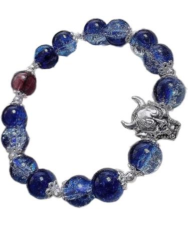 OralGos Glass Bead Hand Chain Game Bracelet - Genshin Xiao Cosplay Unisex Bangle Decoration & Stylish Gift - Buy Online on GoSupps.com