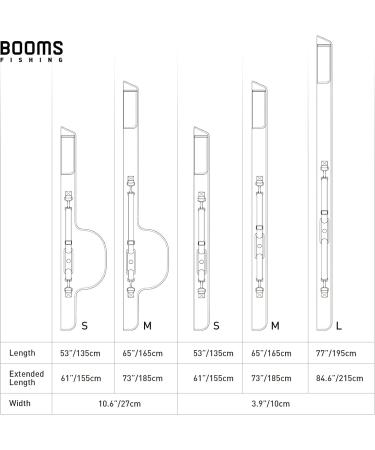 Booms Fishing PB3/PB4 Foldable Rod Case for 2-3 Fishing Poles | Portable & Extended Design | Store Up to 6.4ft-7ft Rods | 5 Styles Available - Buy Online on GoSupps.com