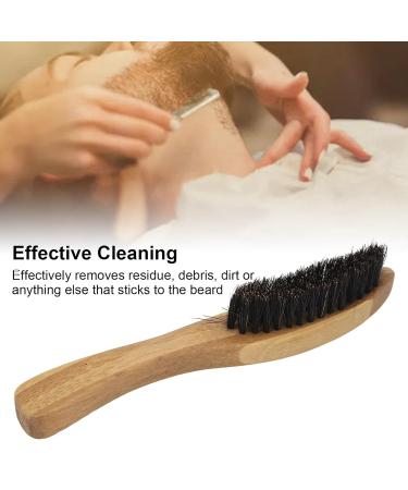 Ergonomic Beard Brush - Skin-Friendly Compact Soft Bristles Gentle Cleaning | Beard Bureau - Buy Online on GoSupps.com