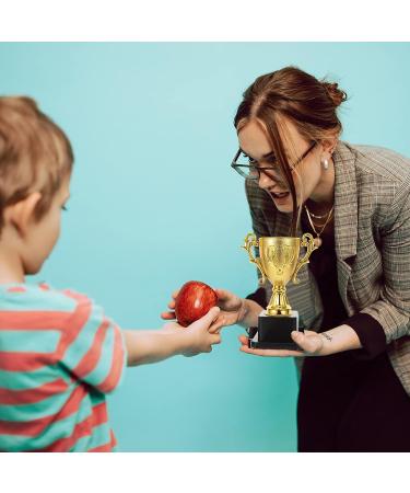 Gold Plastic Soccer Trophy Cup for Kids - Ideal for Sports Tournaments, Parties, and Awards - Buy Online on GoSupps.com