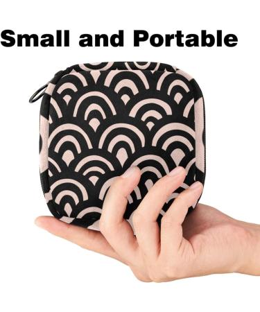 Shop Portable Women's Binding Bags & Menstrual Cup Pockets - Stylish Geometric Designs for Teenage Girls - Buy Online on GoSupps.com