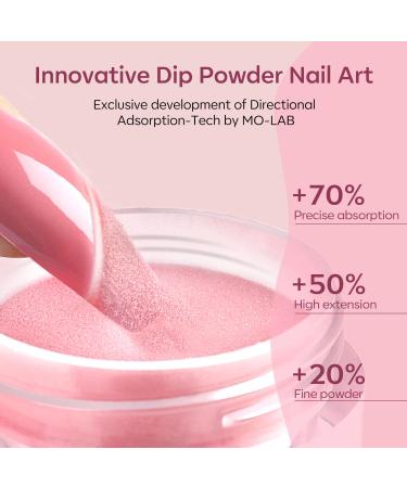 Modelones 20 Pcs Dip Powder Nail Kit Starter Set - 8 Colors Glitter Dipping Powder System with Dip Liquids and Cuticle Oil for French Nail Manicure - Buy Online on GoSupps.com