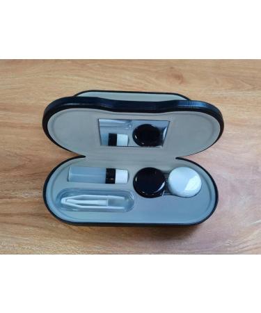Alladaga Contact Lens Case with Mirror - 2 in 1 Travel Glasses Case | Green | Ideal for International Shipping - Buy Online on GoSupps.com