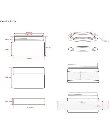 4oz BPA-Free Plastic Containers with Lids - 50 Pack | Bulk Clear Refillable Jars for Cosmetics, Lotions, Slime & Beauty Products - Buy Online on GoSupps.com