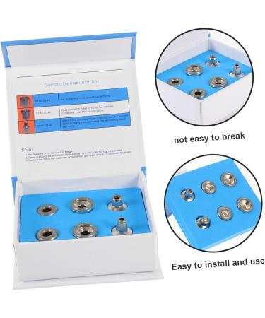 DOITOOL Diamond Micro-carving Head Skin Care Tips Facial Peeling Skin Cleansing Replacement Tips Facial Wand Substitute Beauty Equipment White - Buy Online on GoSupps.com