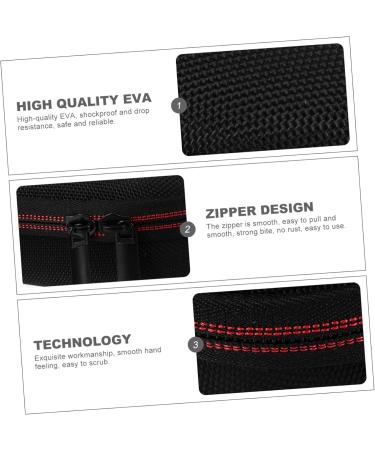 Minkissy Razor Storage Bag Case | Hard Travel Organizer for Electric Shavers & Audio Accessories - Buy Online on GoSupps.com