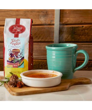 Joffrey's Coffee Jamaican Me Crazy Flavored Medium Roast Arabica Beans 16oz - Caramel, Vanilla & Coffee Liqueur Flavor - Kosher, No Sugar - Ideal for Brewing and French Press - Buy Online on GoSupps.com
