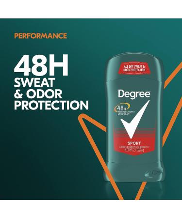 Degree Men Sport Antiperspirant Deodorant 2.7 oz - 48-Hour Sweat & Odor Protection - Buy Online on GoSupps.com
