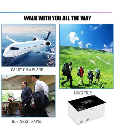 Insulin Cooler Refrigerated Cooler Insulin Cold Box with Battery Portable Car Travel Refrigerator Used for Insulin Interferon Growth Hormone Vaccine Eye Drops Battery 4 - Buy Online on GoSupps.com