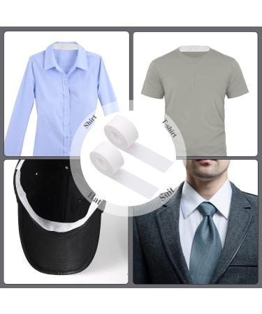 Disposable Collar Sweat Pads - Self-adhesive Shirt Protector for Comfortable Neck Liner - 2 Rolls - Buy Online on GoSupps.com