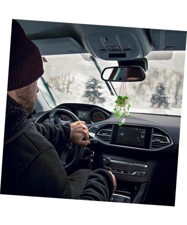 COHEALI Car Decor House Decorations for Home Crochet Crafts Hanging Basket Interior Rearview Mirror - Buy Online on GoSupps.com